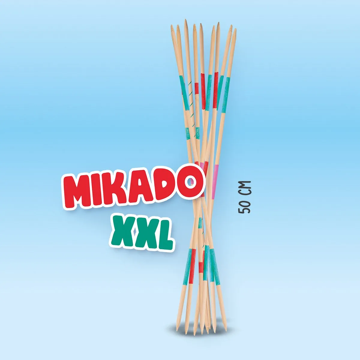 SES - Mikado XXL - gemaakt van bamboe - 41 stokjes van 50 cm
