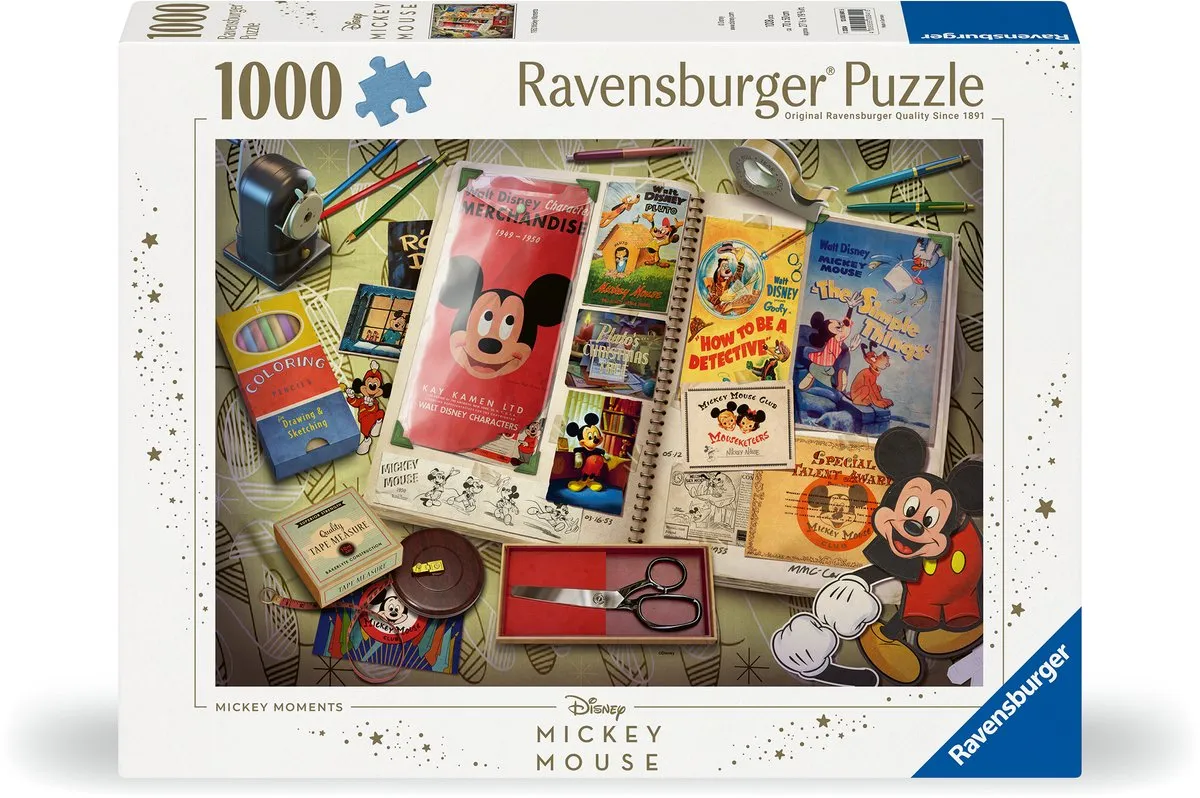 Ravensburger Mickey Mouse 1950 Puzzel 1000 Stuks - afbeelding 3 van 4