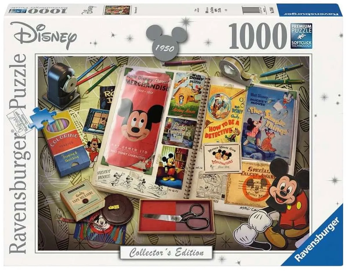 Ravensburger Mickey Mouse 1950 Puzzel 1000 Stuks