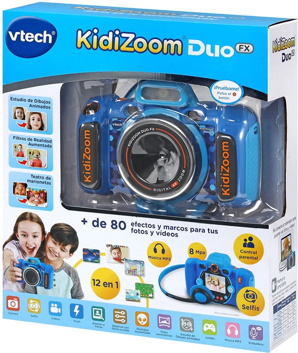 Vtech Kidizoom Duo FX Aquamarijn - 8MP - 4x AA