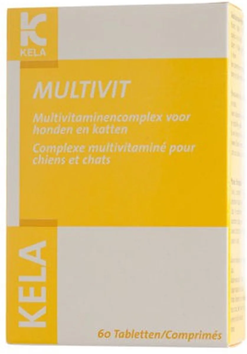 Kela Multivitamine Hond Kat 60 Tabletten