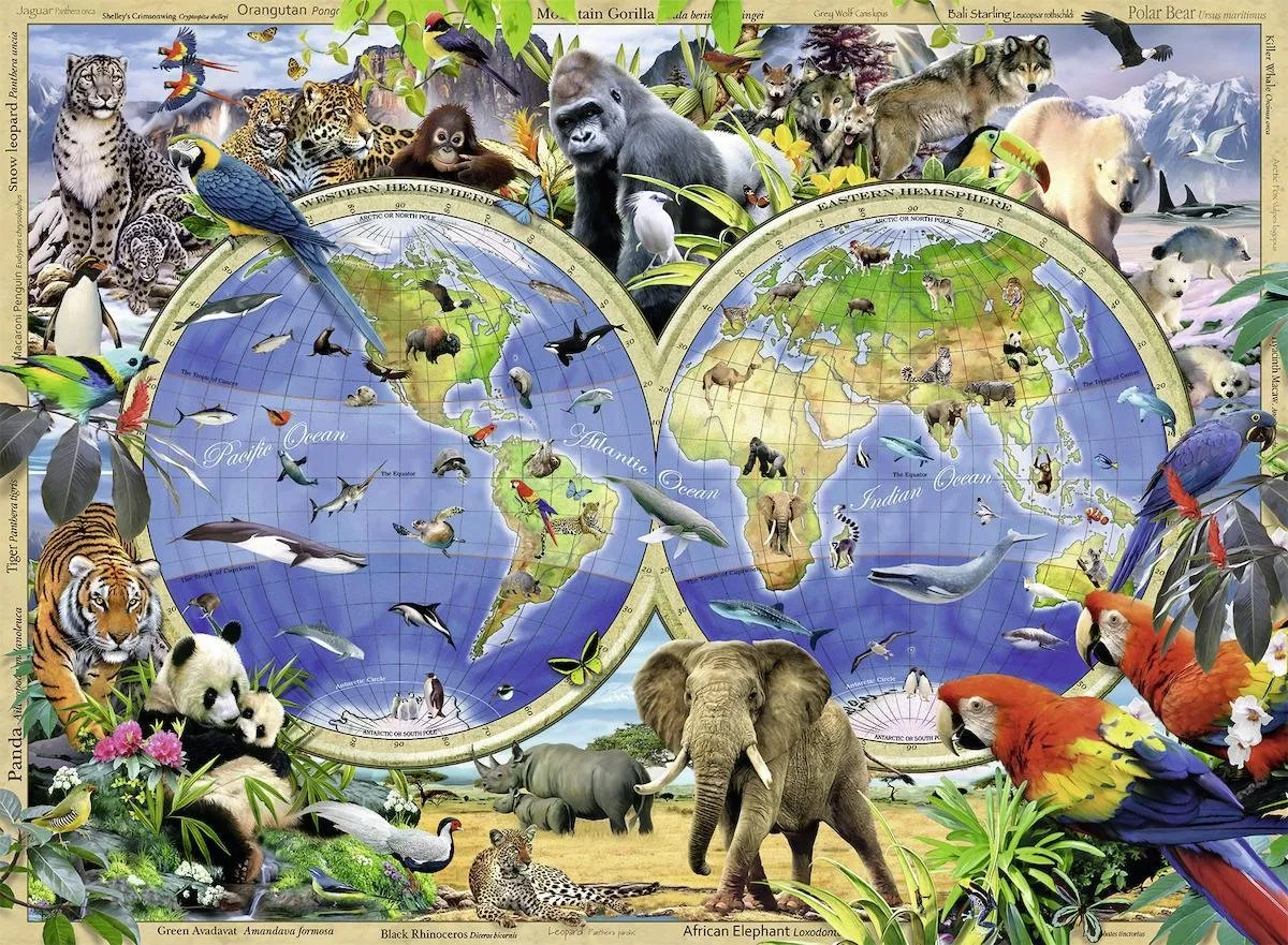Ravensburger World of Wildlife Legpuzzel 300 Stuks - Multicolor - afbeelding 3 van 4