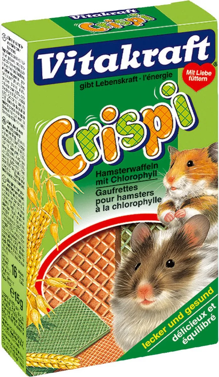 Vitakraft Hamsterwafels Crispi's - 3x15g