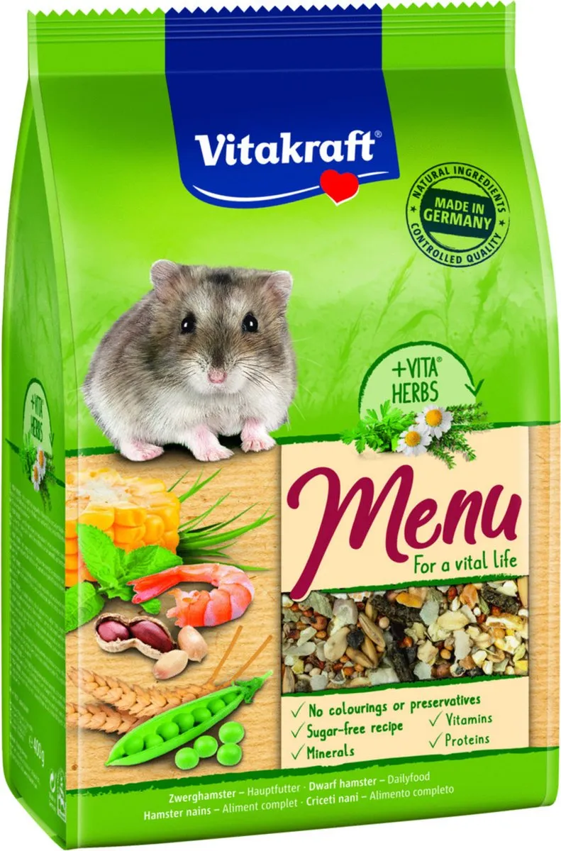 Vitakraft Menu Vital Dwerghamster Hamstervoer 400g