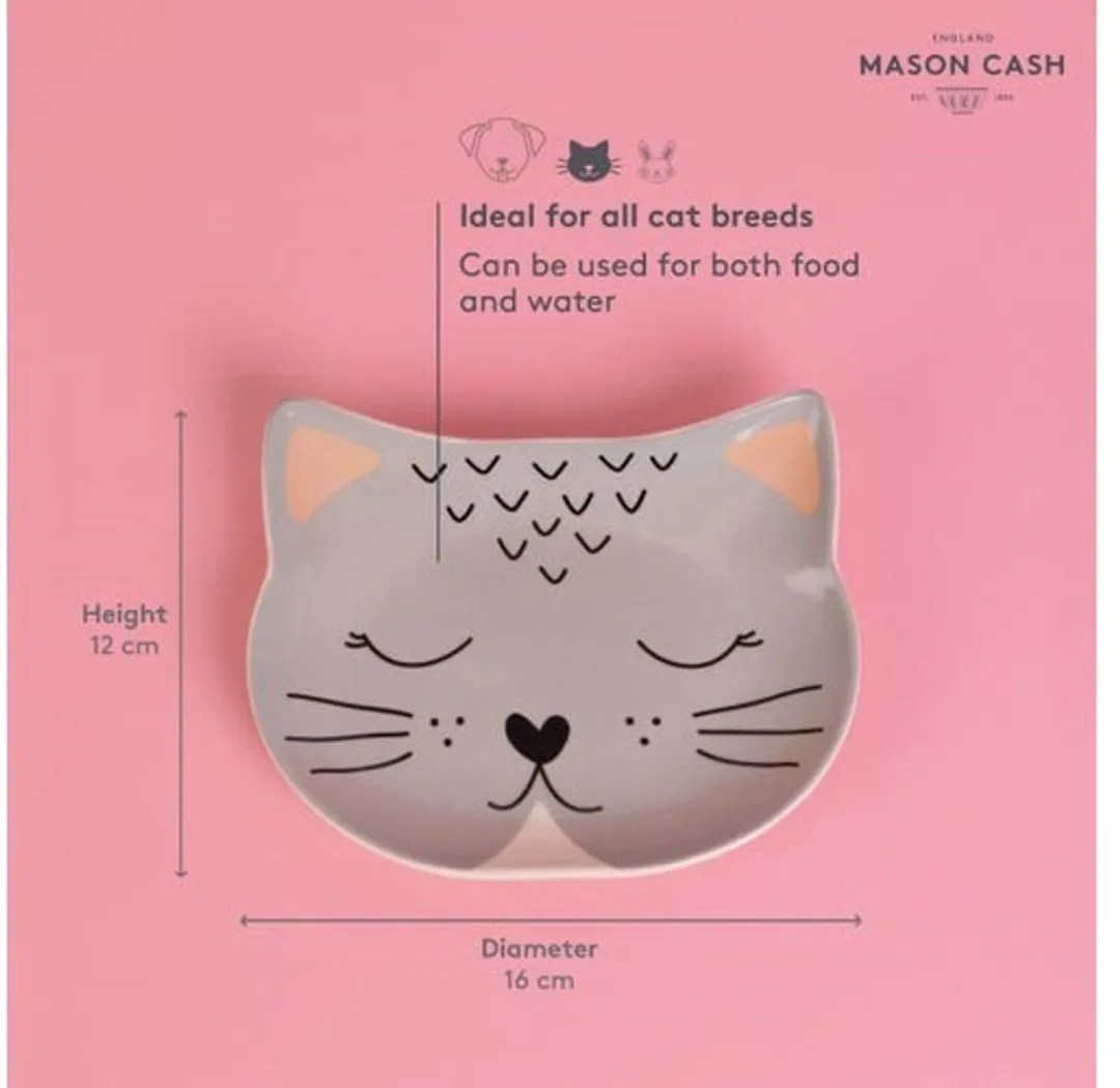 Mason Cash Smokey cat kattenvoerschotel