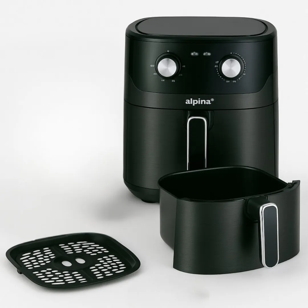 Alpina Airfryer XL 6L - 1600W - Zwart - afbeelding 6 van 6