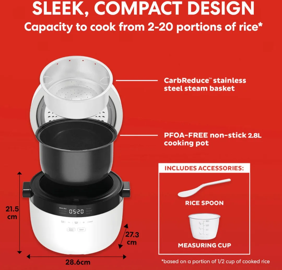 Instant Pot 4-in-1 Multicooker 2,8L - Wit