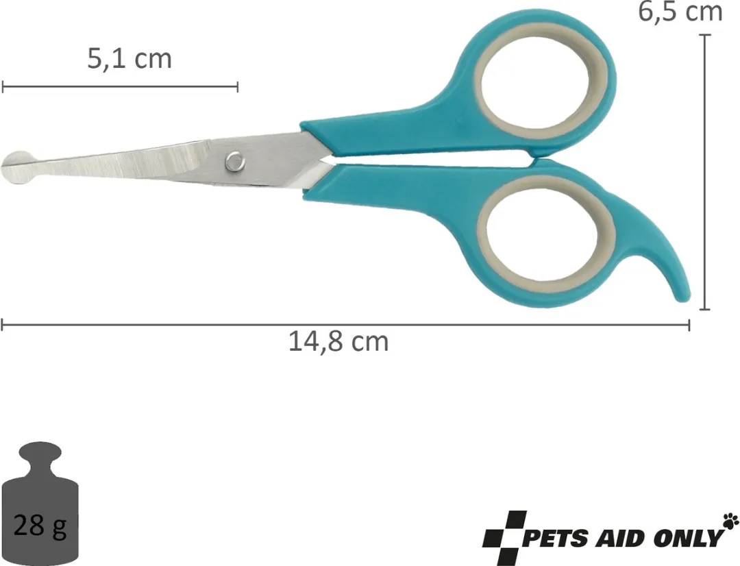 Westcott vachtschaar Pets Aid Only - ronde punt - 15cm - AC-PAO10003