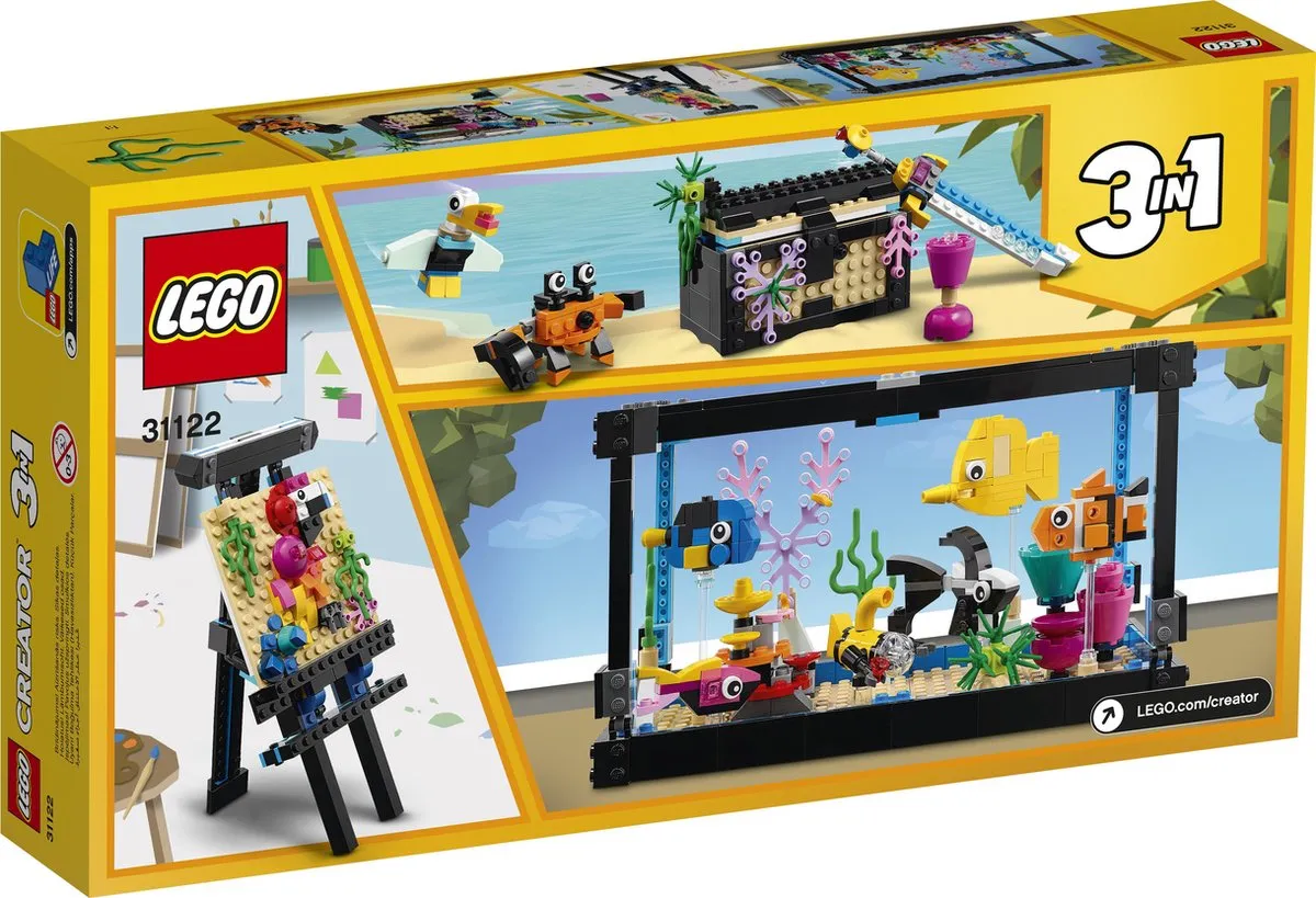 LEGO Creator Aquarium 31122 - 352 Stukken - Multikleur
