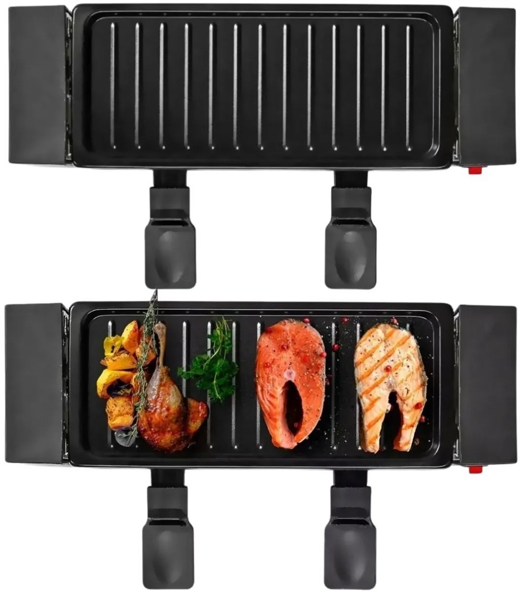 Alpina Raclette Gourmet Set 400W - 2 Personen - Zwart