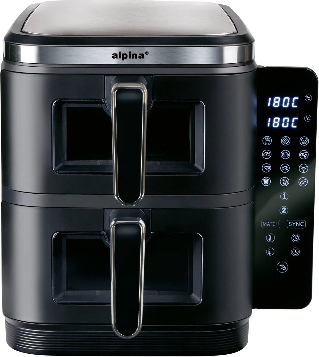 Alpina Dubbele Airfryer XXL 11L