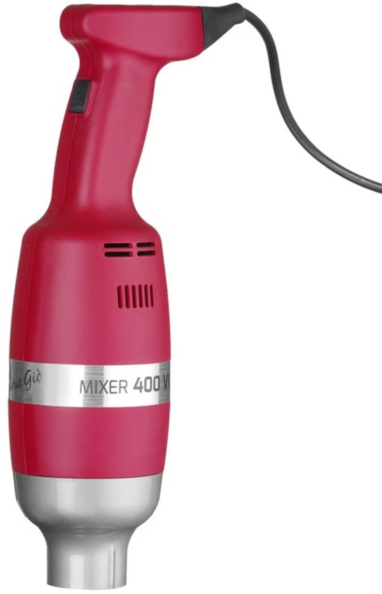 HENDI Profi Line Staafmixer 400W - 9 Snelheden - 80L - Rood