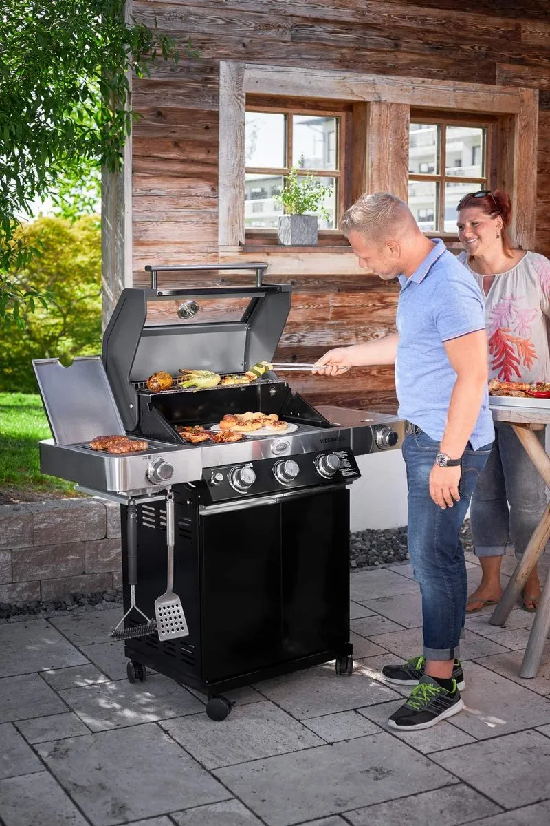 Rösle Videro Grillplaat 24x45cm Gietijzer - Grijs