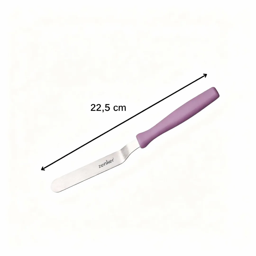 Zenker 684693 Bakspatel - Roestvrij staal - Roze