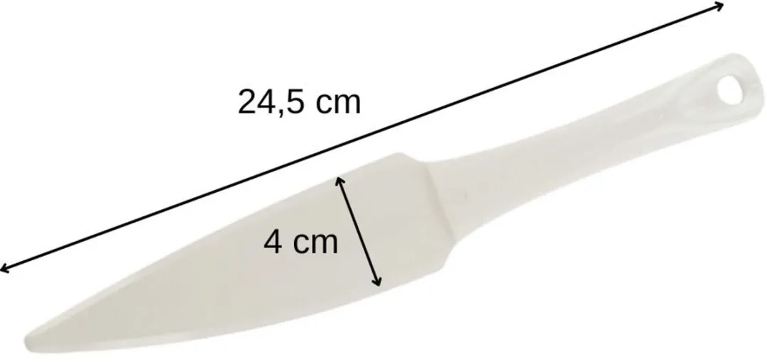 Zenker 41137 Bakspatel Wit - 24,5 x 4 cm