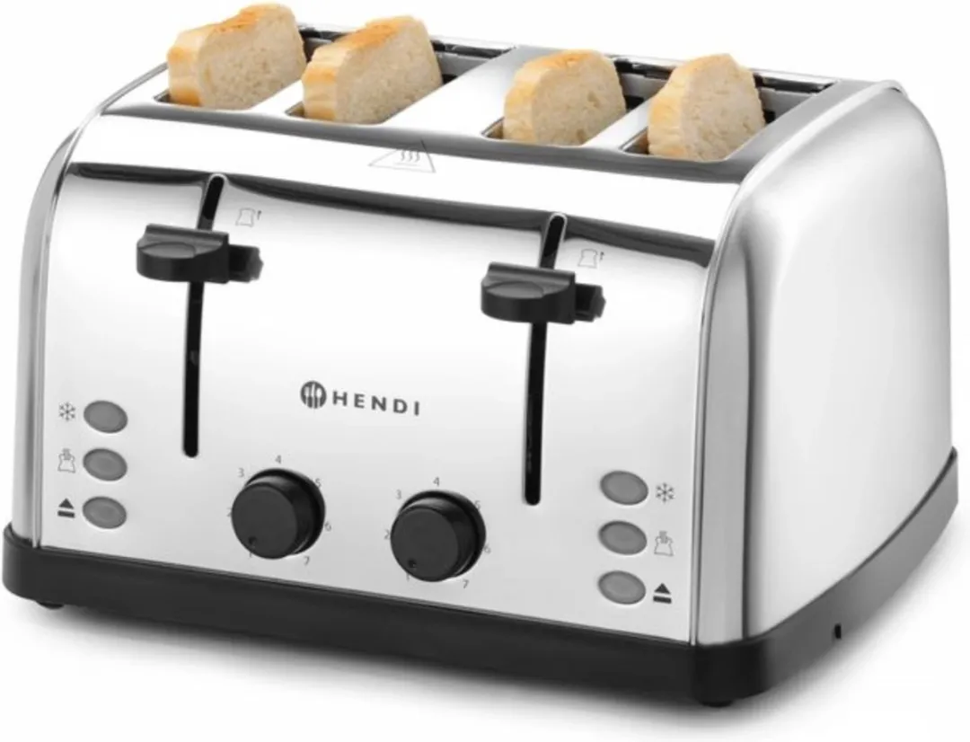 HENDI 4-Sneetjes Toaster 1500W
