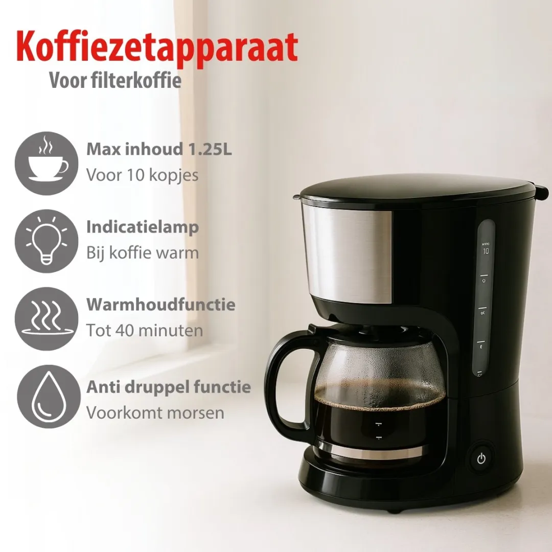 Alpina Koffiezetapparaat MEALEL7090/001 - 750W - Grijs