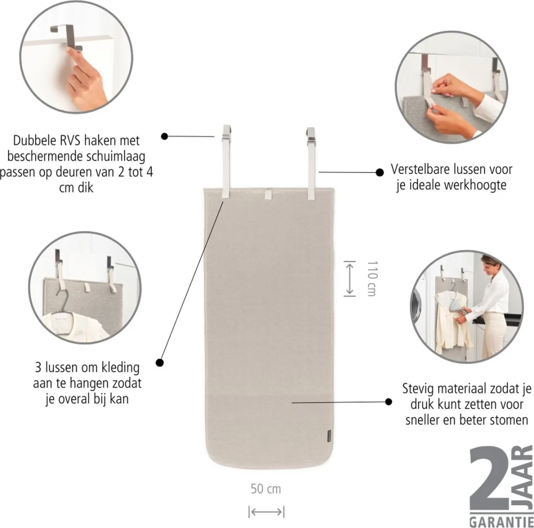 Brabantia Refresh & Steam Kledingstoomdeken - Grey