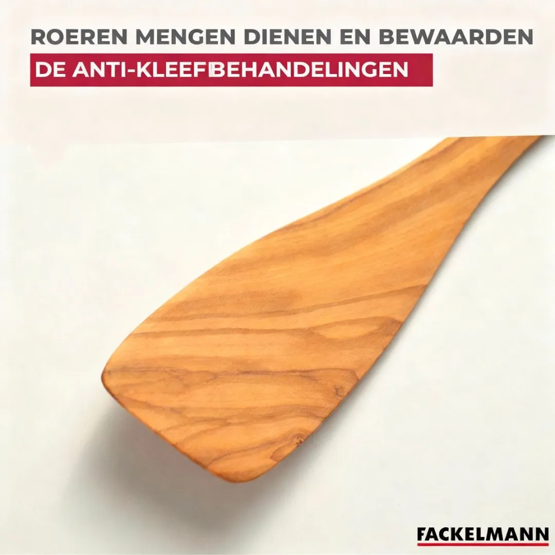 Fackelmann Houten Spatel 30860 - 30 cm - Olijfhout - afbeelding 3 van 6