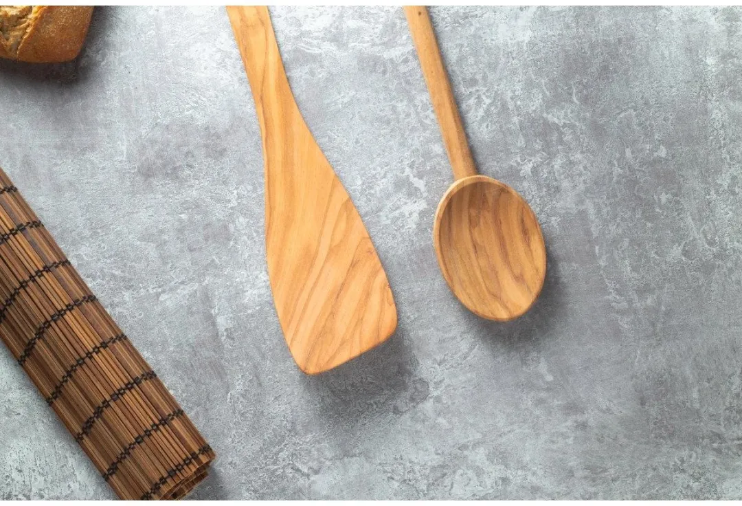 Fackelmann Houten Spatel 30860 - 30 cm - Olijfhout - afbeelding 5 van 6