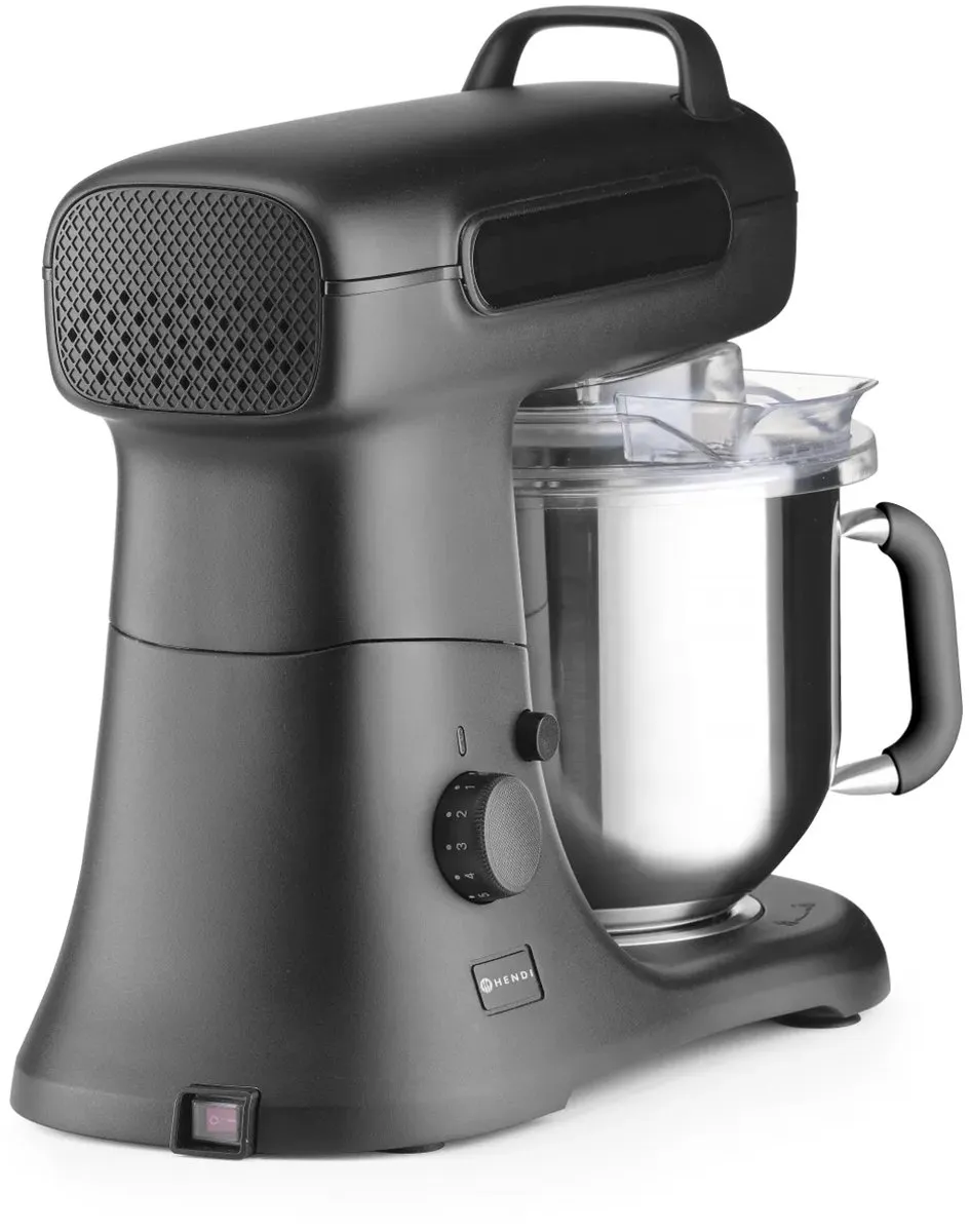 HENDI Planeetmixer Blackbolt PRO 7L - 800W - 11 Snelheden - Zwart