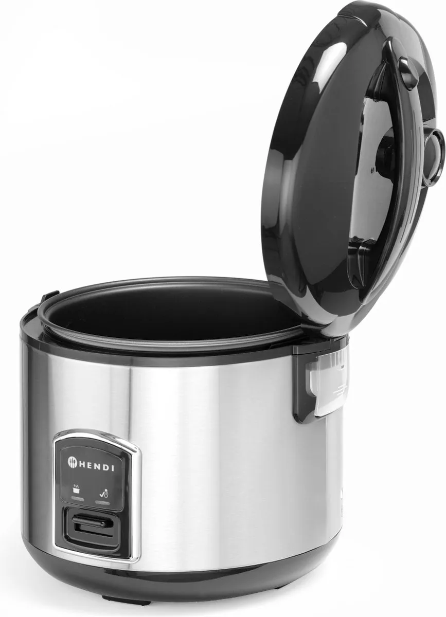 HENDI Rijstkoker 240410 - 1,8L - 700W - Geborsteld RVS