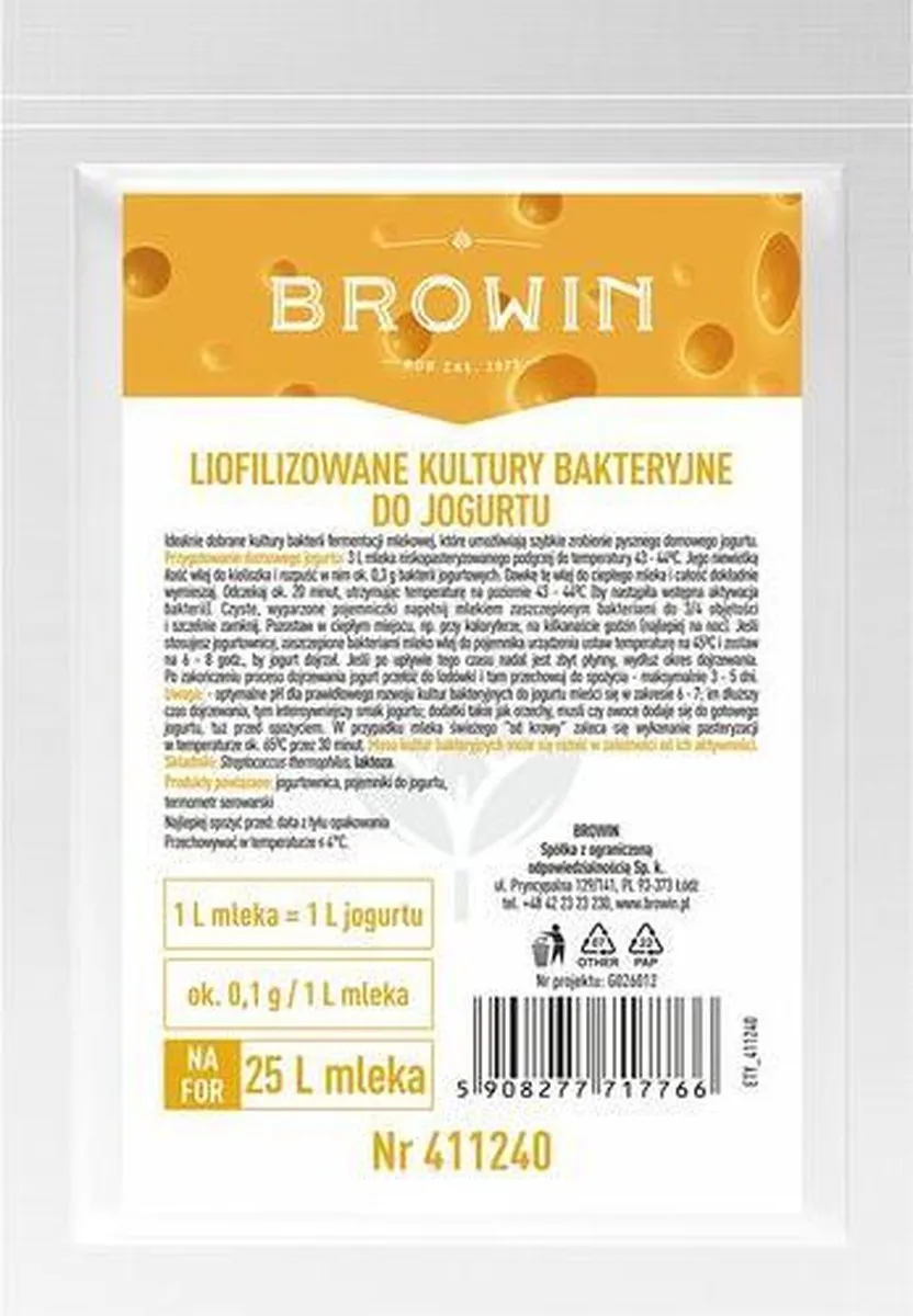 Browin Yoghurtcultuur