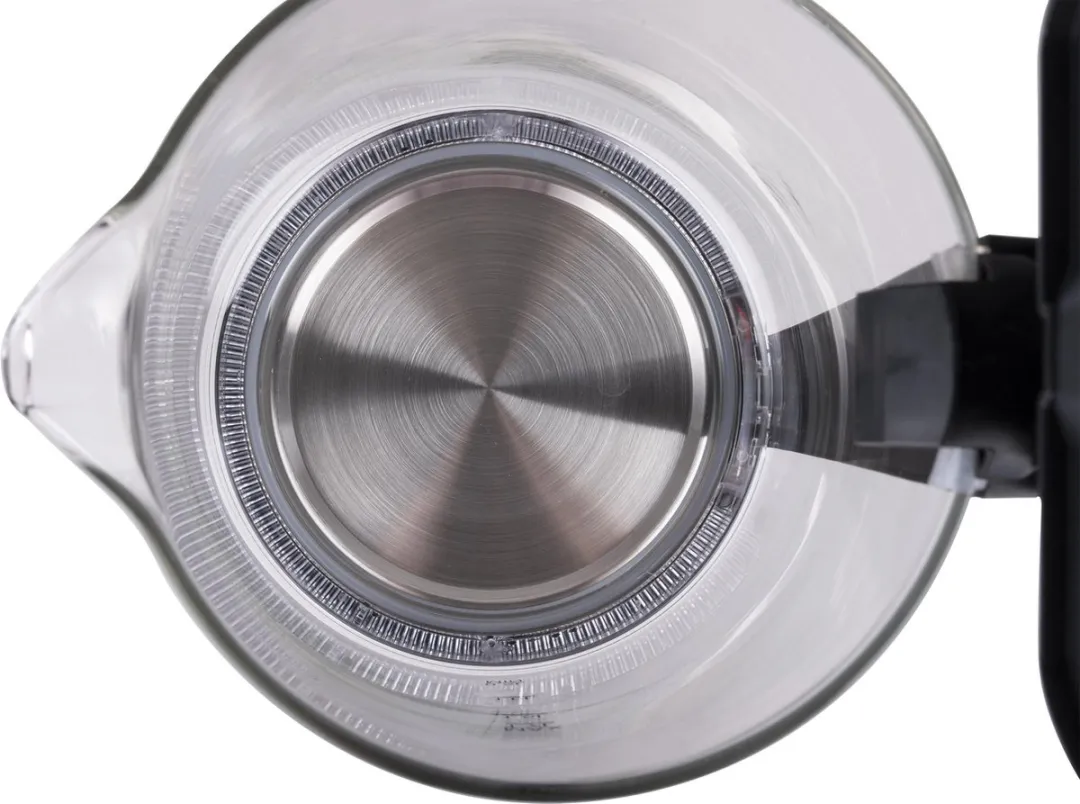 Alpina MEALEL7180/007 Waterkoker 1,7L - 2200W - Snoerloos - Zwart/Transparant