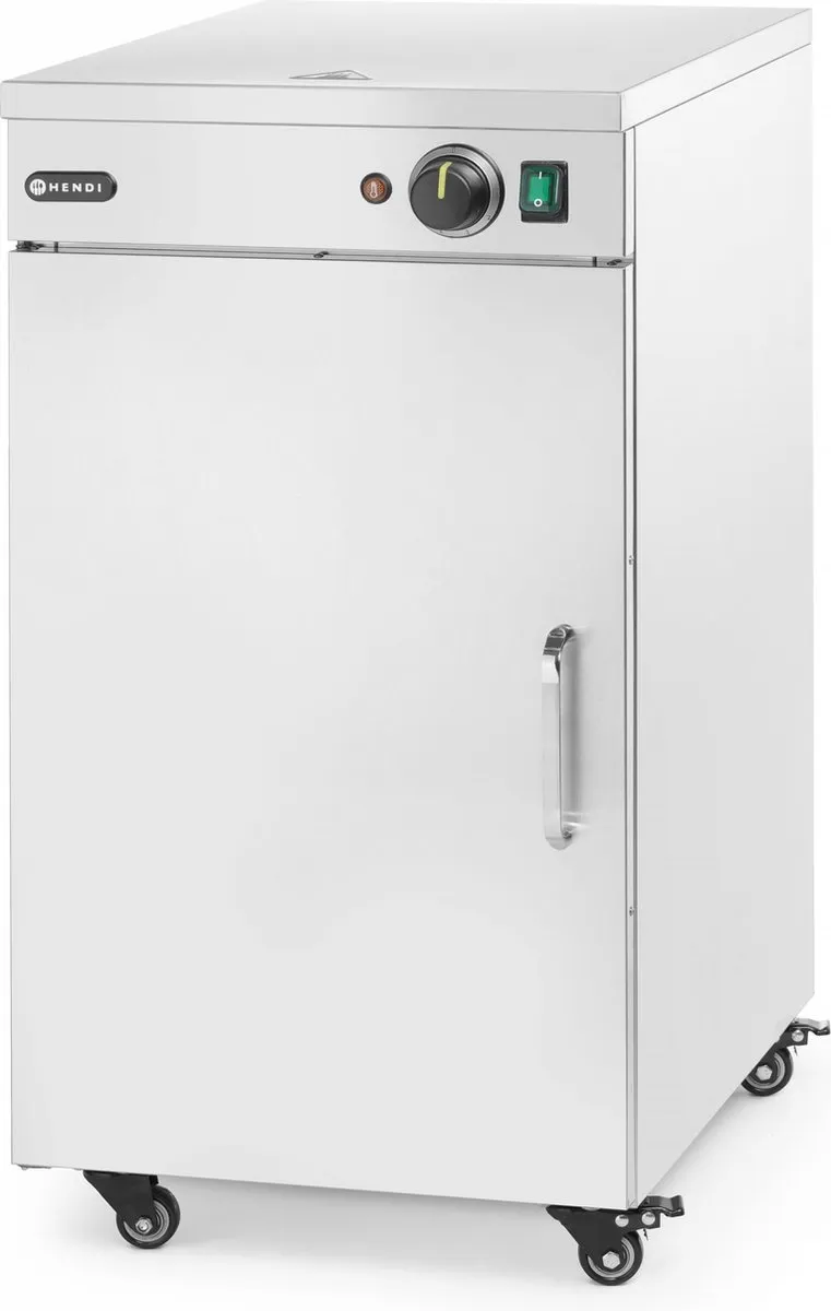 HENDI Enkele Bordenwarmer 250167 - 400W - 72 Borden - Roestvrij staal