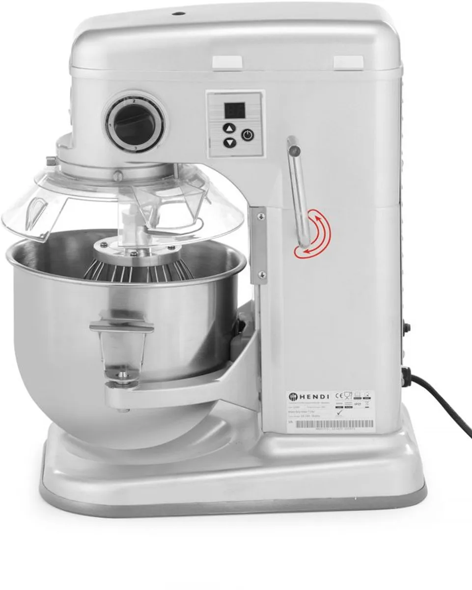 HENDI Planeetmixer 222829 - 7L - Zilver