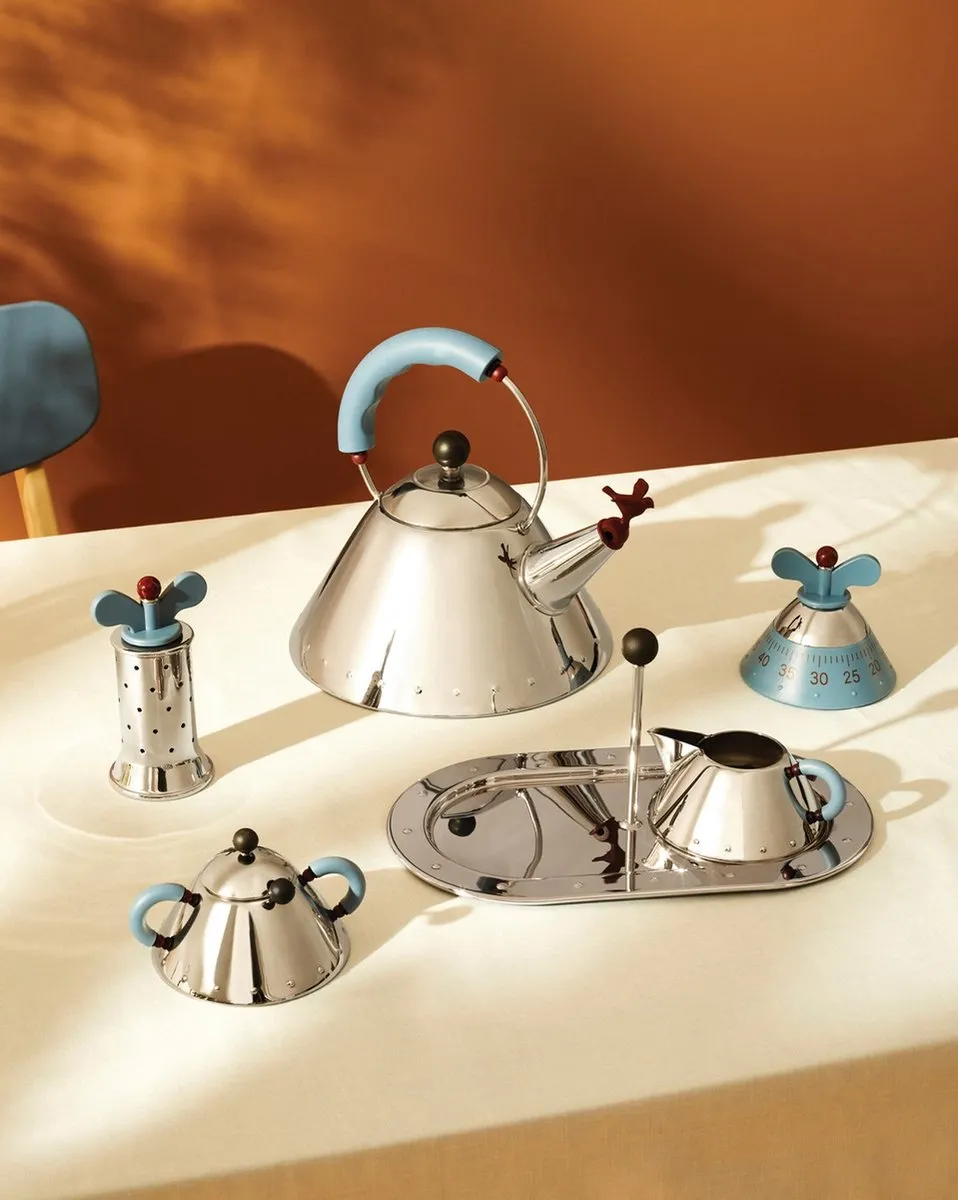 Alessi Michael Graves MG32 AZ Waterkoker 2400W - 1.5L - Blauw