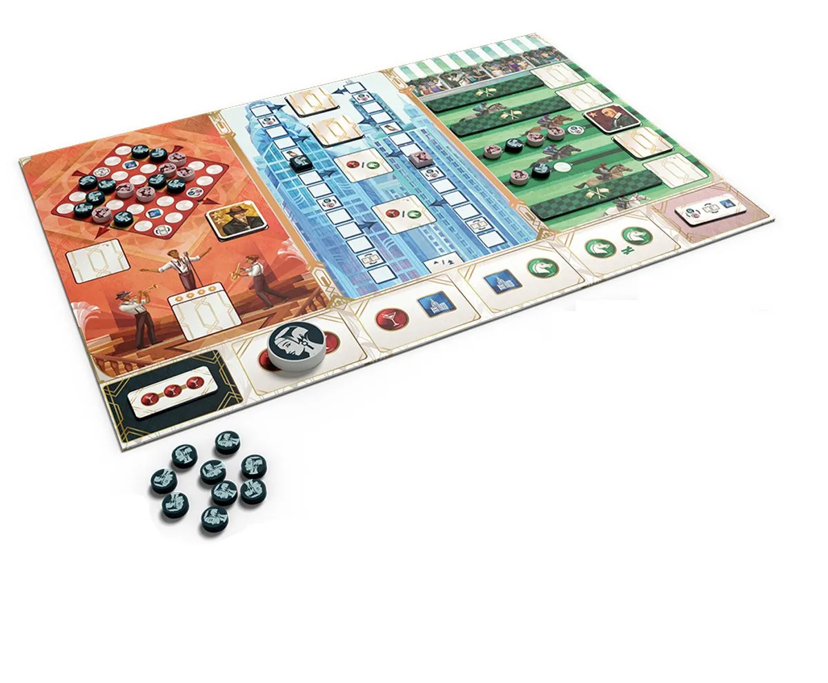 999 Games Gatsby Bloedstollend Tactisch Bordspel 2 Spelers - 999-GTS01 - afbeelding 6 van 6