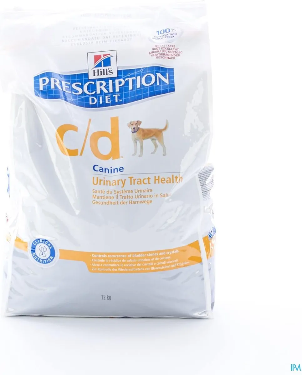 Hill's Prescription Diet Canine C/D Urine Hondenvoeding 12kg