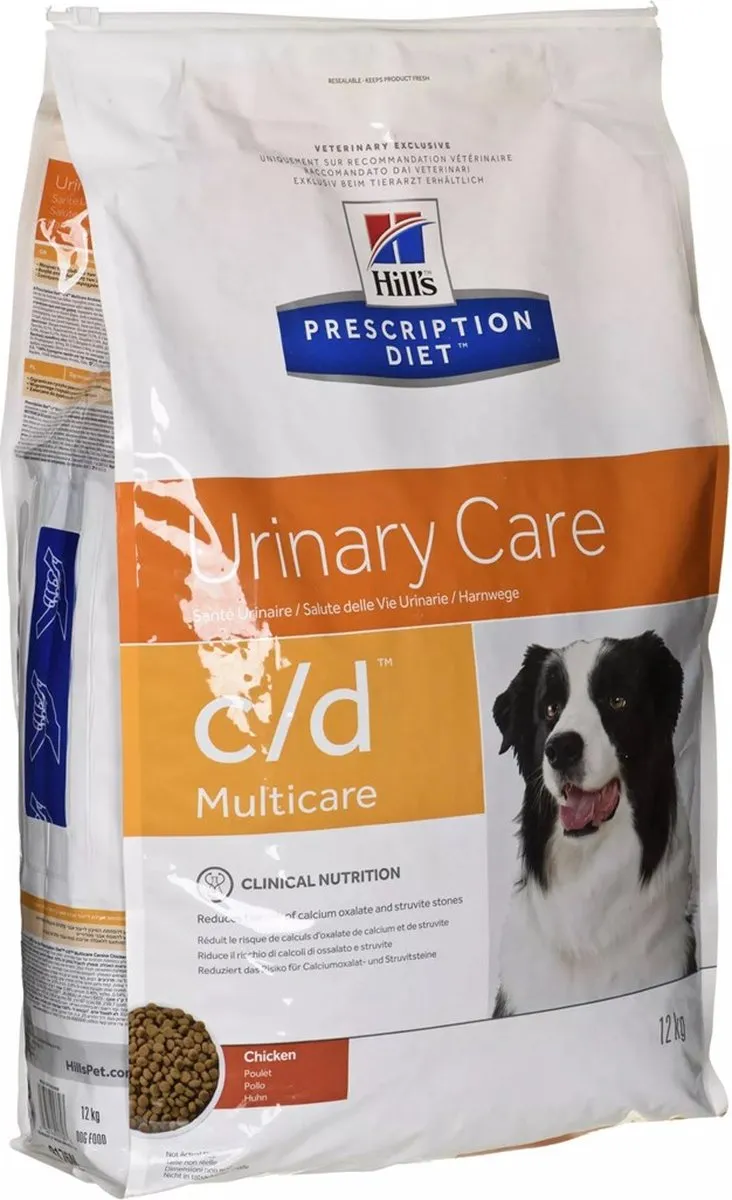 Hill's Prescription Diet Canine C/D Urine Hondenvoeding 12kg