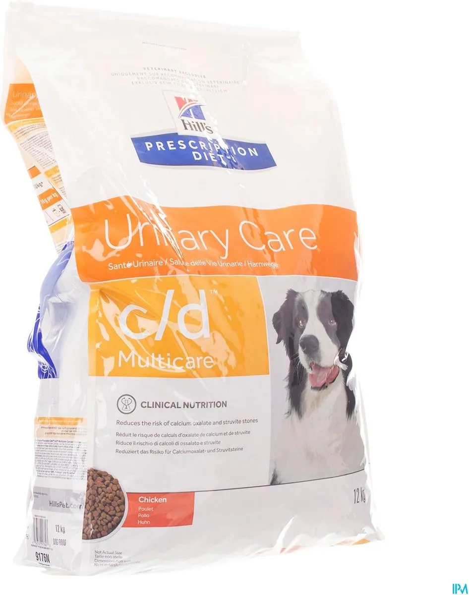 Hill's Prescription Diet Canine C/D Urine Hondenvoeding 12kg