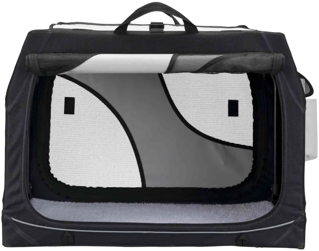 Trixie Reismand Vario - 61x43x46cm - Zwart/Grijs - afbeelding 4 van 6