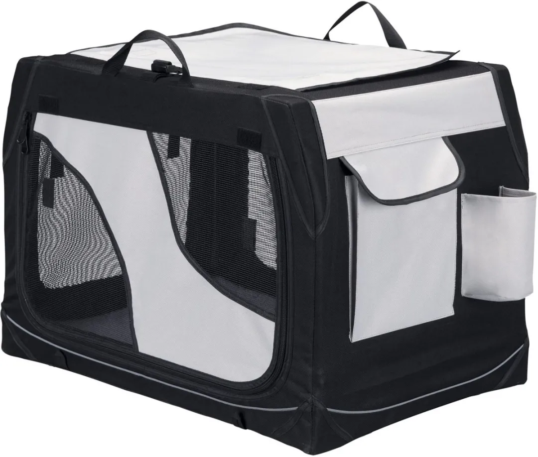 Trixie Reismand Vario - 61x43x46cm - Zwart/Grijs - afbeelding 2 van 6