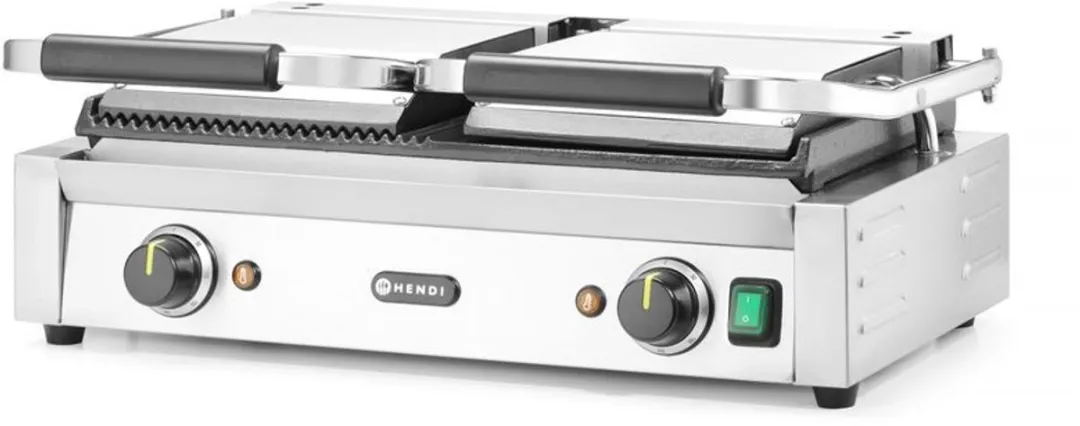 HENDI HT263907 Dubbele Contactgrill - 3600W - 575x430mm - Roestvrij staal - afbeelding 6 van 6