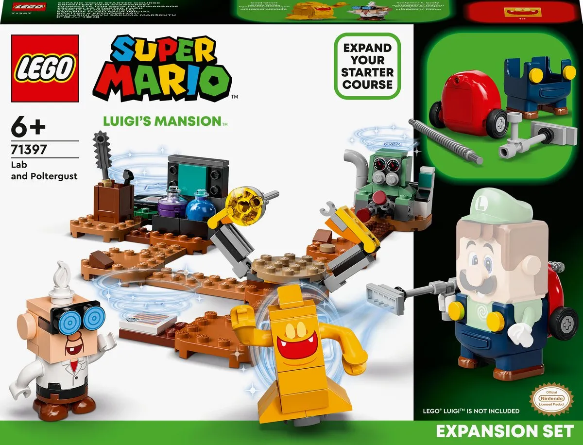 LEGO Super Mario Luigi's Mansion-lab en Spookzuiger 71397