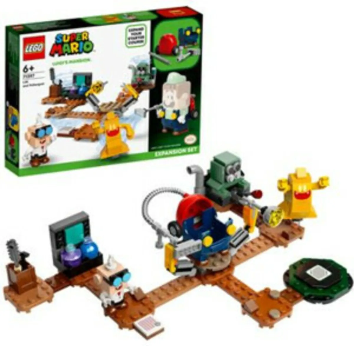 LEGO Super Mario Luigi's Mansion-lab en Spookzuiger 71397 - 179 Stukken - Multikleur
