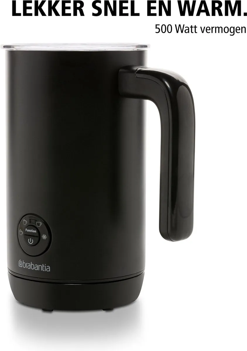 Brabantia BBEK1047 Elektrische Melkopschuimer 500W - 200ml