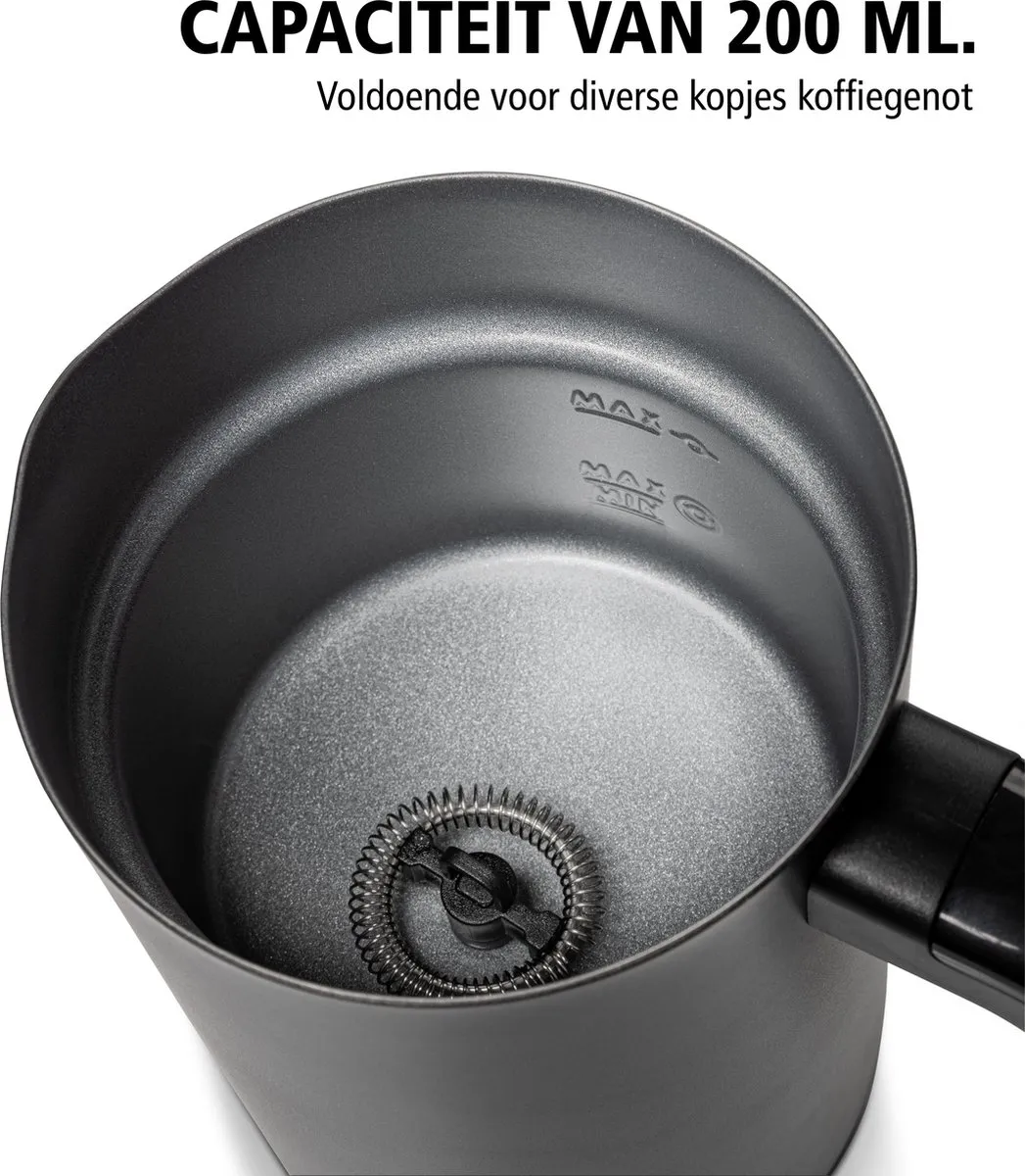 Brabantia BBEK1047 Elektrische Melkopschuimer 500W - 200ml