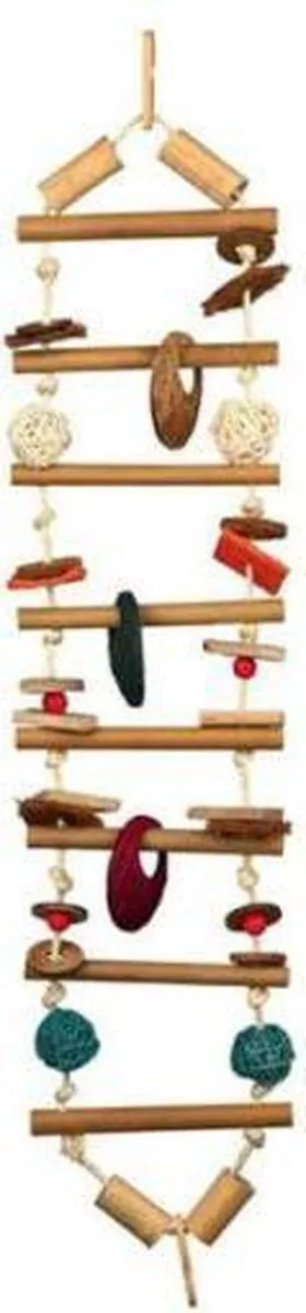 Trixie Hangbrug 45cm - Bamboe/Kokos/Riet/Hout - afbeelding 4 van 4