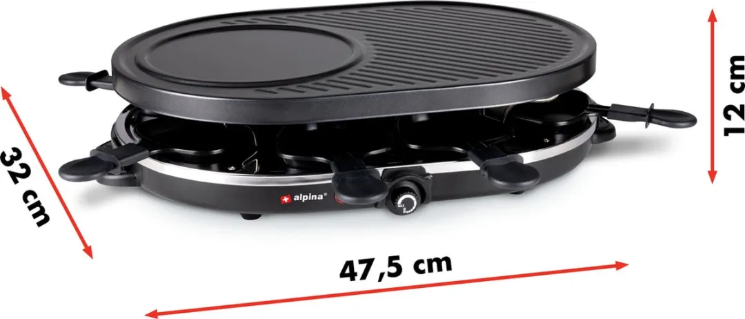 Alpina Gourmetstel 8 Personen - 1200W
