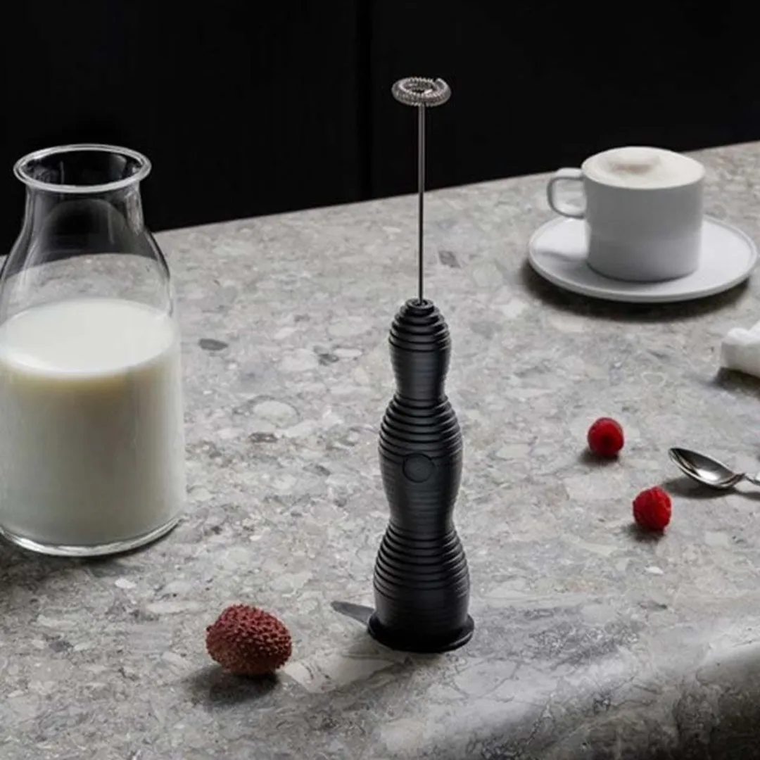 Alessi Pulcina Melkopschuimer - Zwart