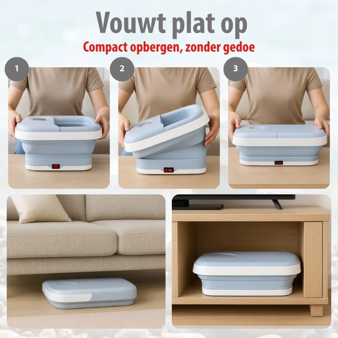 Alpina MEALEL8300/002 Voetmassageapparaat 500W - Lichtblauw - afbeelding 6 van 6