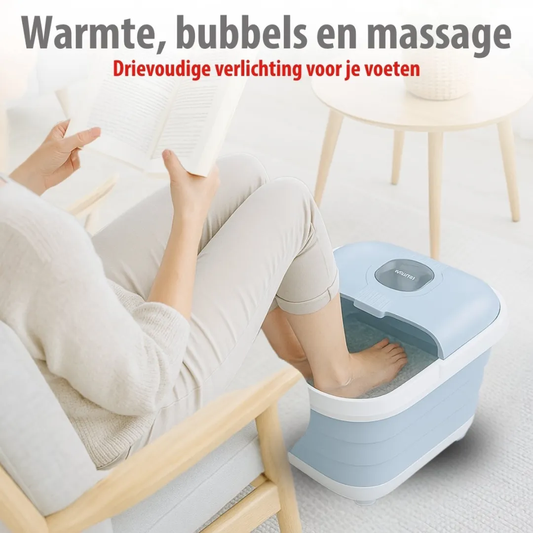 Alpina MEALEL8300/002 Voetmassageapparaat 500W - Lichtblauw