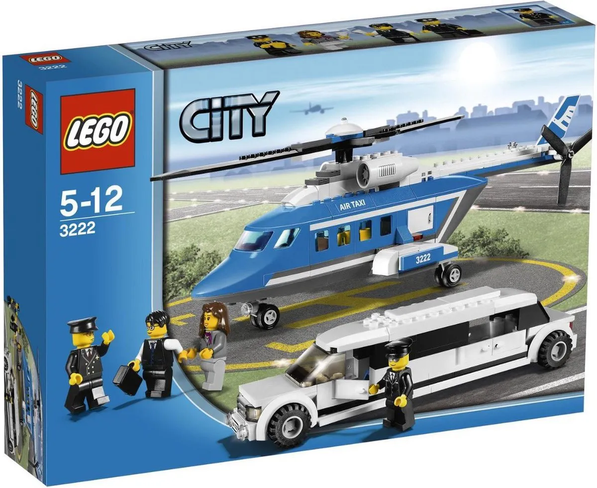 LEGO City Helikopter met Limousine 3222