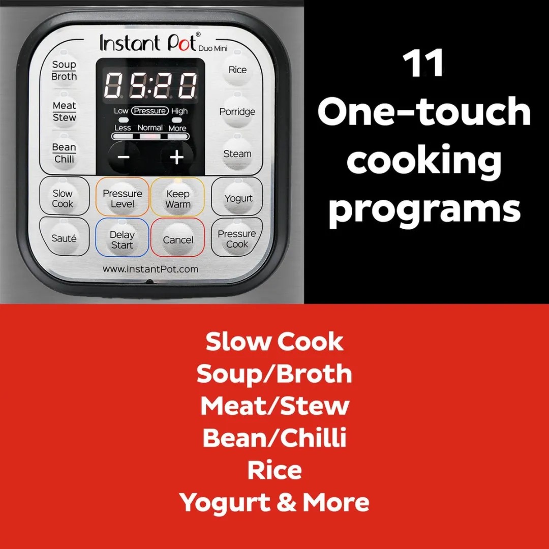 Instant Pot Duo 7,6L Multicooker 1500W - 10 Programma's - 5 Porties