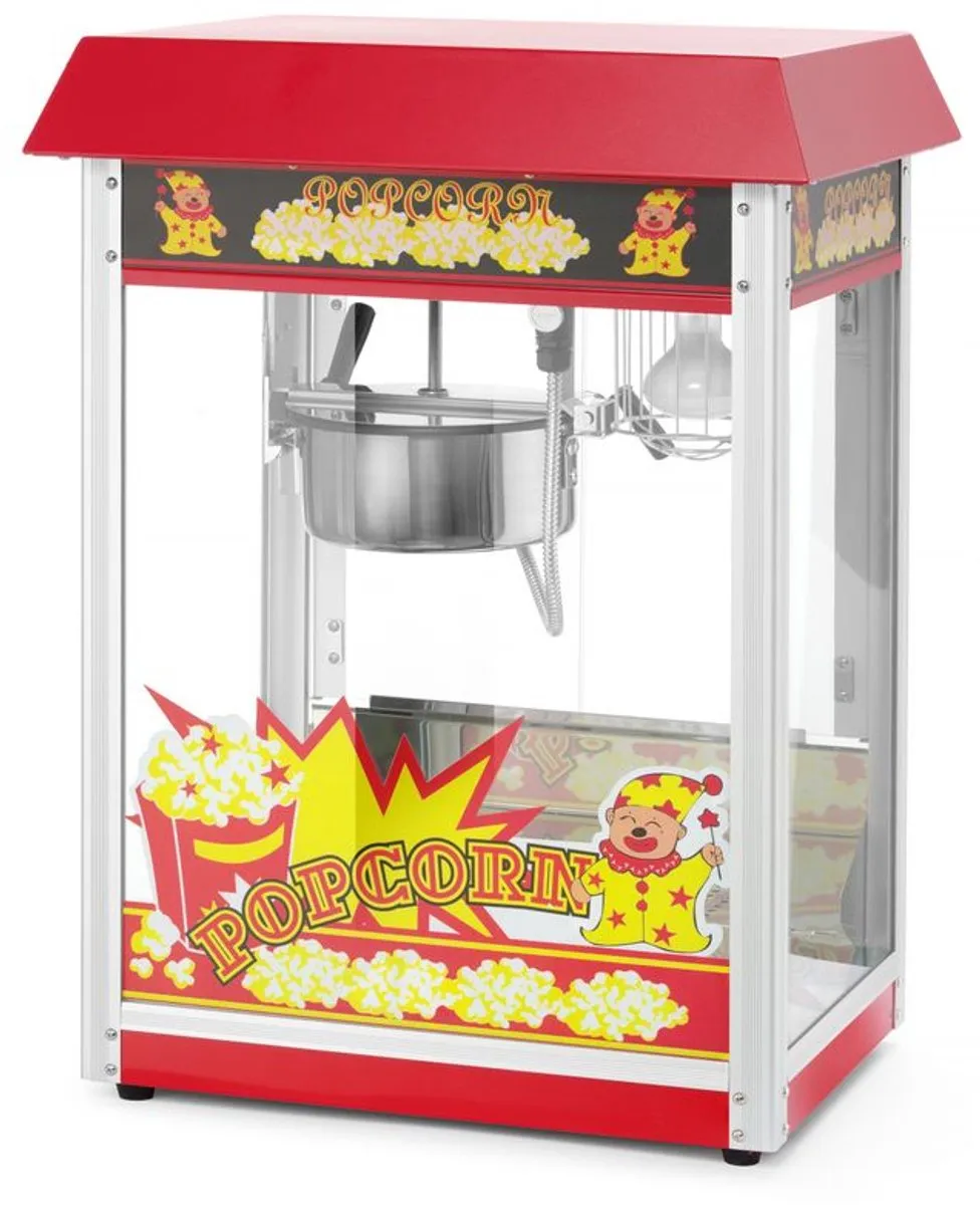 HENDI Popcornmachine 282748 - 1500W - Rood